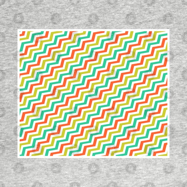 Zigzag Colorful pattern by TheArtism